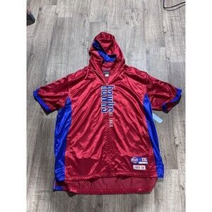 Vintage NBA Hoodie St Louis ATL Hawks Game Shoot Around Sweat XXl Red Blue